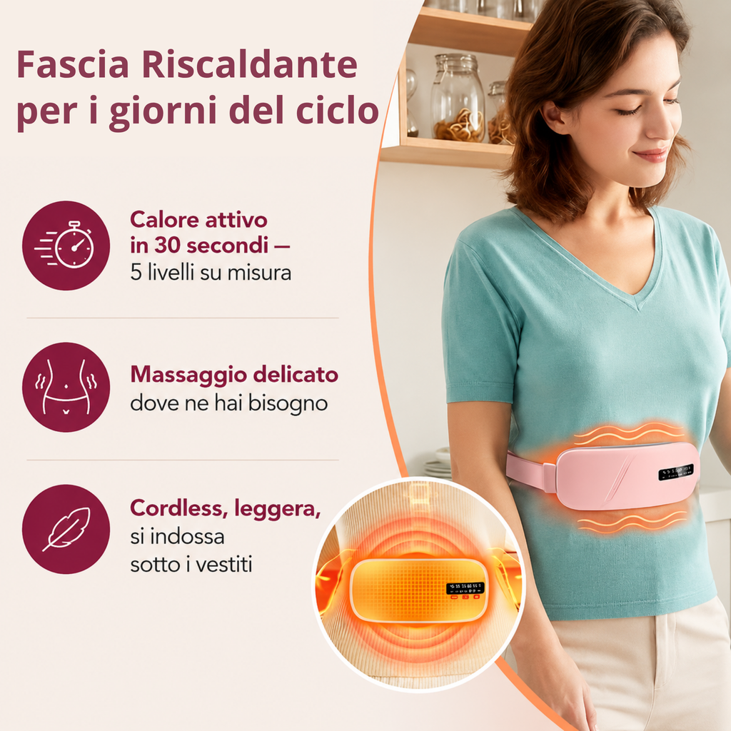 Warm Flow Band — Fascia Riscaldante e Massaggiante