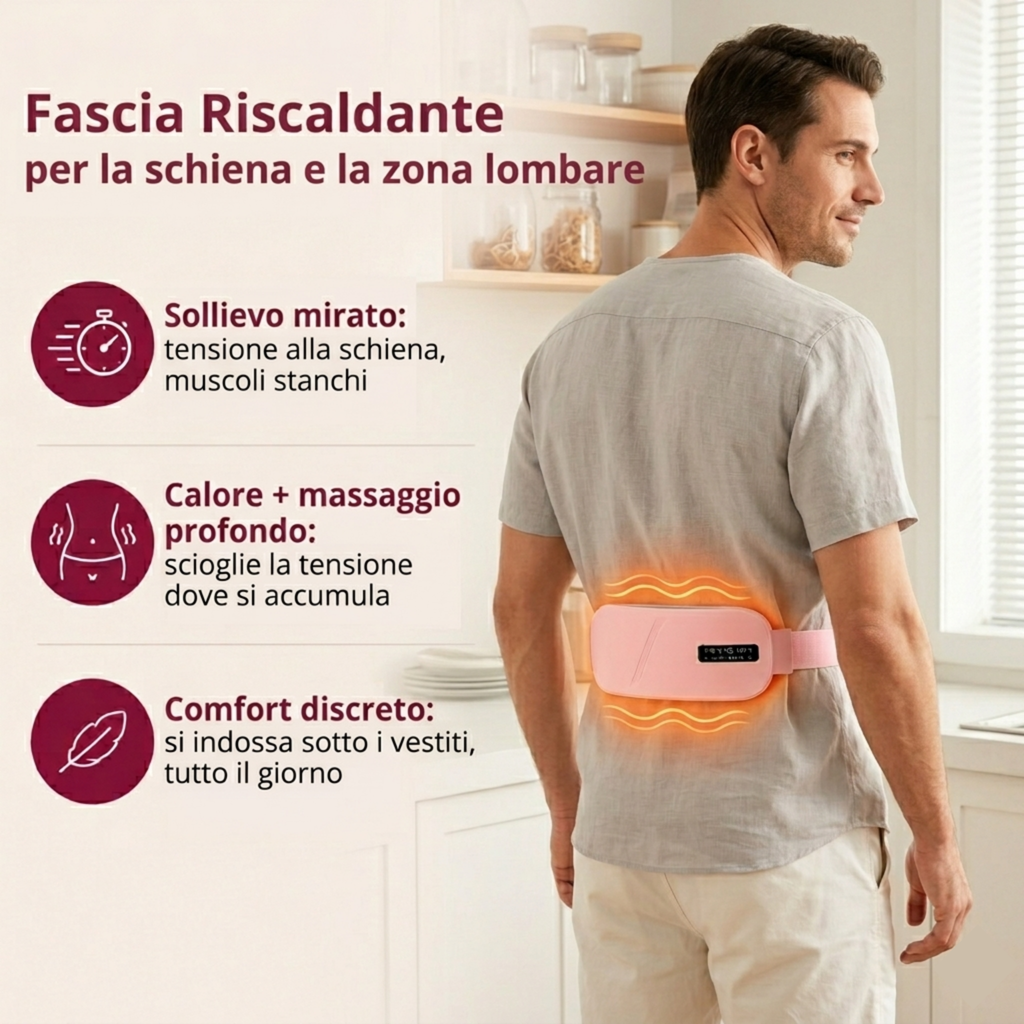 Warm Flow Band — Fascia Riscaldante e Massaggiante